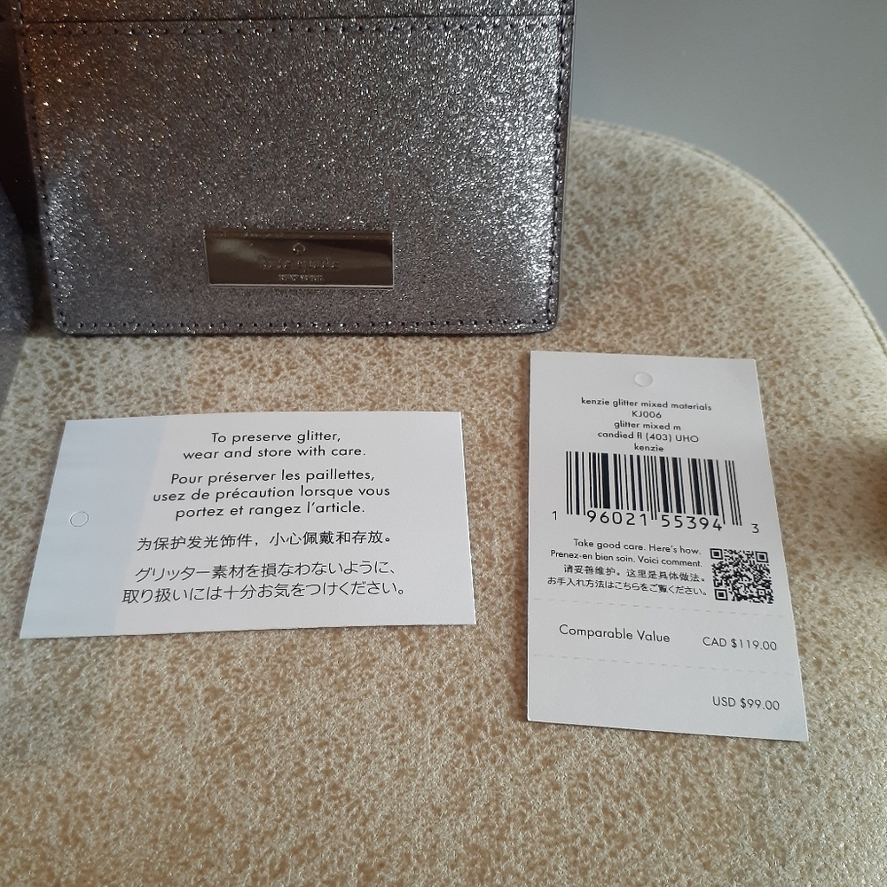 🎉4xHP🎉 *NWT* kate ♤ spade New York Slim Card Holder - Picture 9 of 9